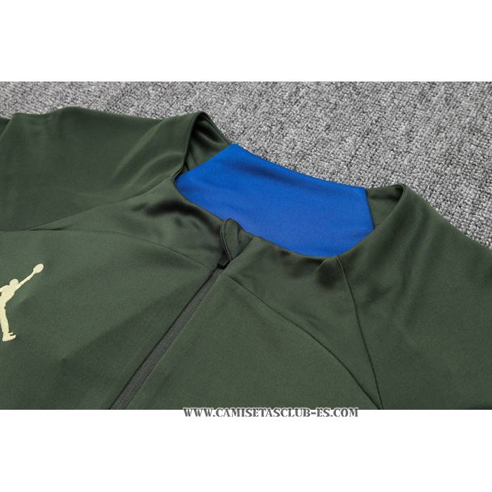 Chandal de Sudadera del Paris Saint-Germain Jordan Nino 23-24 Verde
